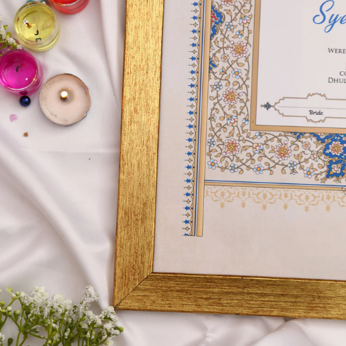 Riwayat Custom Nikah Frame #4