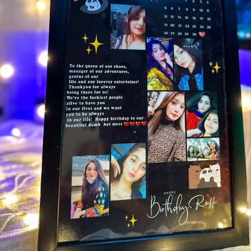 Customized Birthday Frame