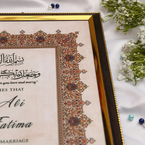 Virsa Custom Nikah Frame #10
