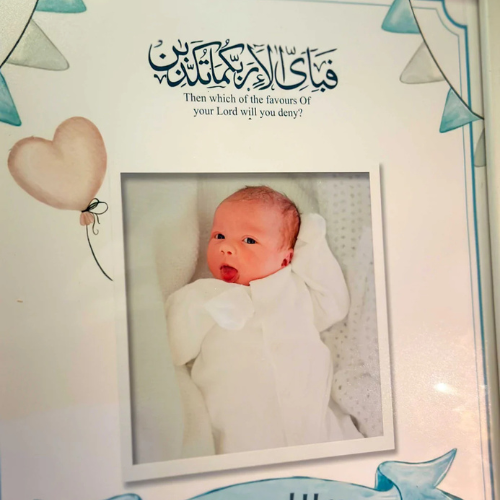 Baby Born Customized Frame