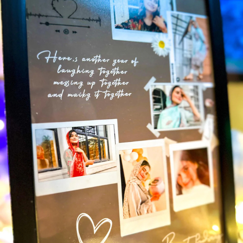 Customize Polarized Design Birthday Frame