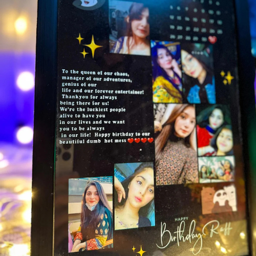 Customized Birthday Frame