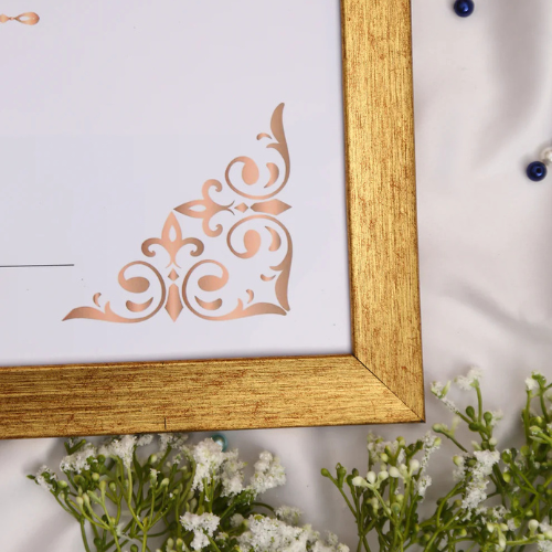 Shah Jahan Custom Nikah Frame #2