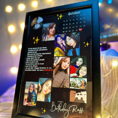 Customized Birthday Frame