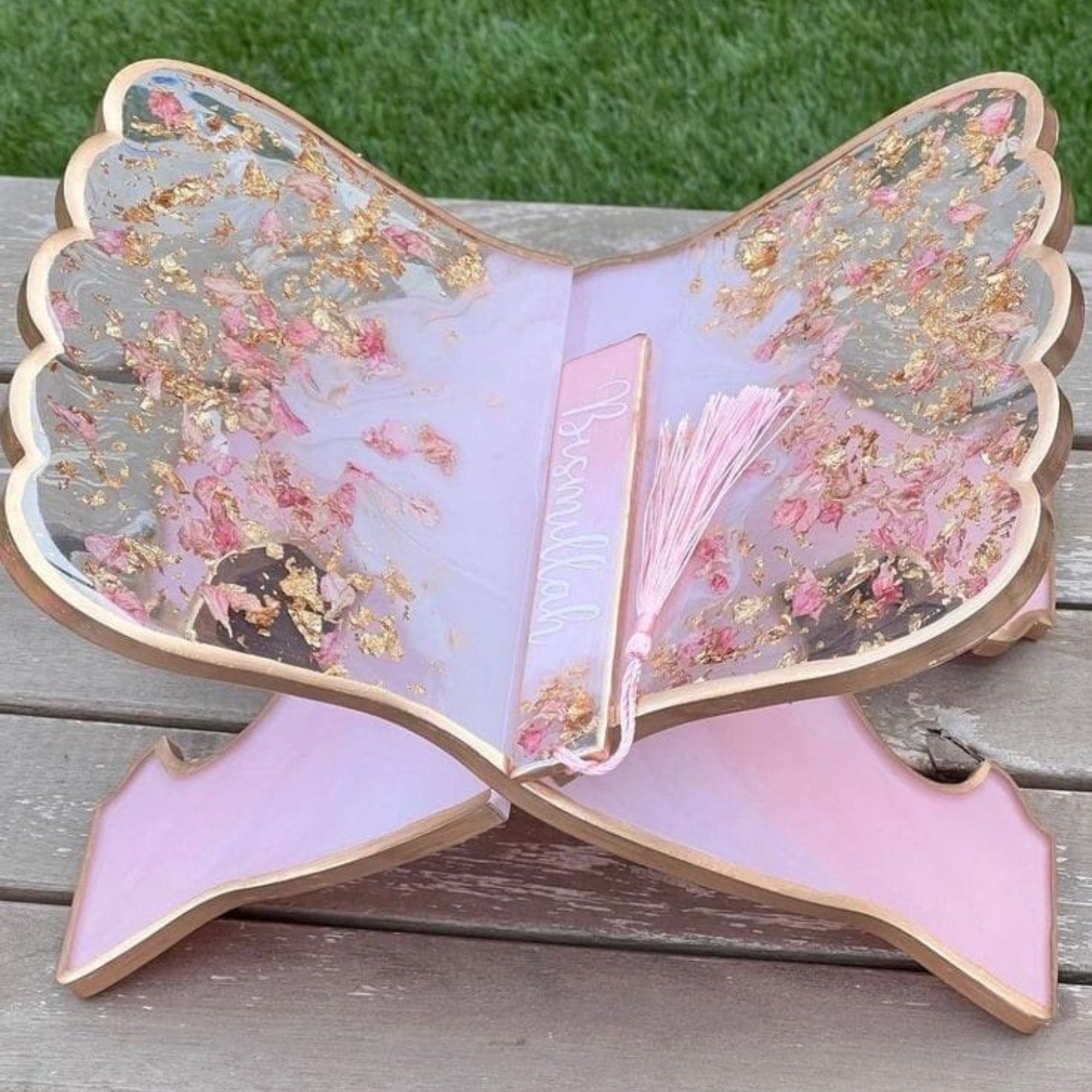 Rose Petal Noor Quran Stand (Rehal)