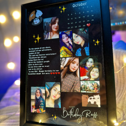Customized Birthday Frame